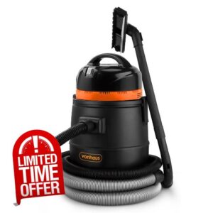 VonHaus Pond Vacuum Cleaner 1400W – Wet and Dry Garden Fish Pond Vac – Clear Sludge