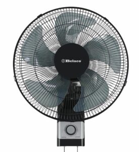 Belaco Wall Fan 16 Inch Wall Mounted 3 Speed Mode Oscillation Fan Tilt Head Easy Install High Airflow 55w Cooler for Summer