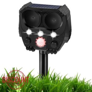 Ultrasonic Cat Repellent for Gardens UK – Solar & USB Charging