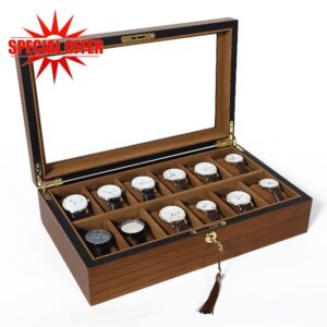 Uten Wood Watch Box with 12 Slots