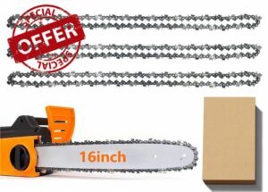 3 Pack Chainsaw Chain for 16 Inch (40cm) Bar
