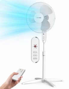 Pelonis 16-inch Pedestal Fan with Remote Control