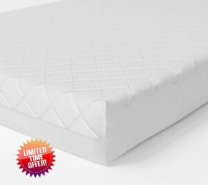 Extreme Comfort Babies TenderSleep Classic Eco Fibre Cot Bed Mattress Hypoallergenic Easy Clean Quilted Cover Water Resistant Baby Cot Mattress