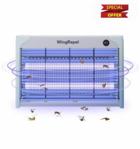 WingRepel 20W Electric Fly Zapper with Upgraded Thickened Grid