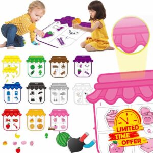 Montessori-Inspired Magnetic Stickers for Creative Learning