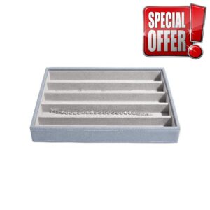 Stackers Dusky Blue Classic Medium Jewellery Box Necklace Laye