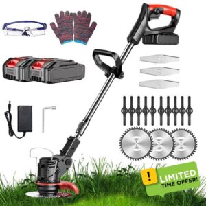 MYJHUIY 24V Cordless Grass Strimmer