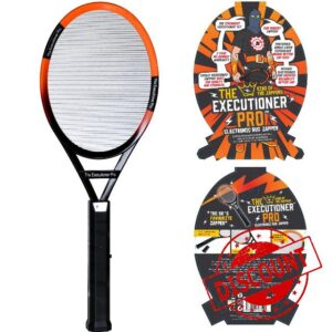 The Executioner Pro Fly Killer Mosquito Swatter Racket Wasp Bug Zapper Indoor Outdoor Over 55cm Long