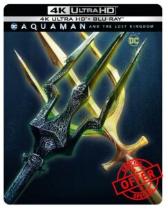 Aquaman and the Lost Kingdom Steelbook [4K Ultra HD] [2023] [Blu-ray] [Region Free]