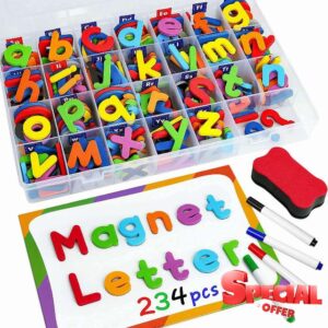 iFutniew 244 Pcs Magnetic Letters Numbers Set