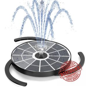 AISITIN 3.7W Outdoor Solar Water Fountain