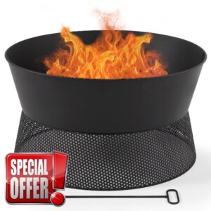 VonHaus Fire Pit – Firepit for Outdoor