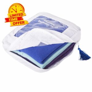 Extra Large Cashmere Sweater Storage Bag | Spacious Anti Moth Cashmere Protection Pouch XL for Multiple Jumpers and Cardigans