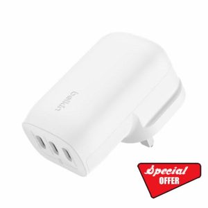 Belkin BoostCharge 3-Port USB-C Wall Charger with PPS 67W