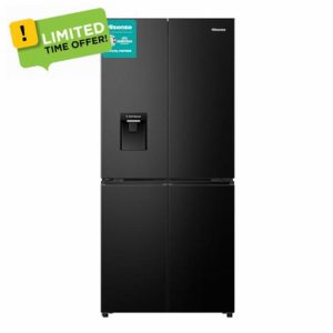 Hisense RQ5P470SMFE Wifi Connected American Fridge Freezer Cross Door with Water Dispenser