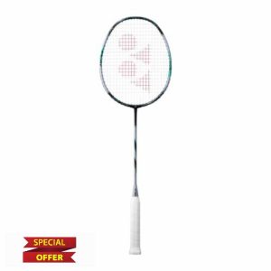 YONEX Astrox 88 Play Black Silver 4U/G5 Model 2024: The Ultimate Badminton Racket for Explosive Power and Precision - Racket is Fitted with YONEX BG3 + YONEX Fullsize Racketbag.