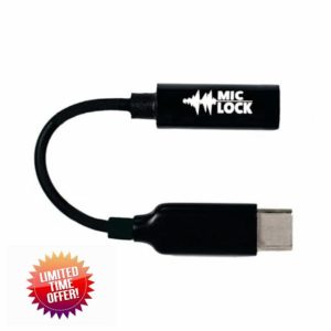 Mic-Lock USB C with SoundPass - Microphone Audio and Data Security - Privacy Protector for Laptops