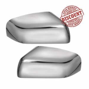 X AUTOHAUX Pair Car Rear View Driver Passenger Side Mirror Cover Cap Replacement Chrome Plated for Land Rover Range Rover Sport Discovery Mirror Guard Cover Trim