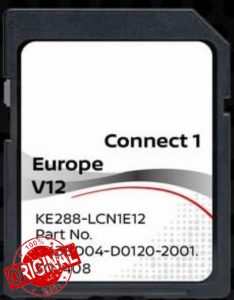 Europe 2022 V12 GPS Navigation SD Card - Database Q3.2020 - D43BD04-D0120-2001 Compatible with Nissan Connect 1