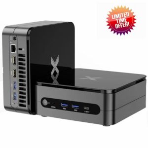 Mini PC 16GB DDR4 512GB M.2 SSD Mini Desktop Computer 12th Gen Core i7 12700H(Up to 4.7GHz)