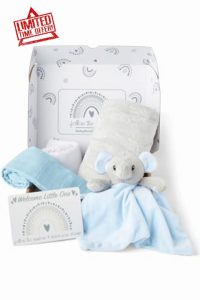Baby Box Shop - 5 Newborn Essentials Ideal as Baby Shower Gifts & Christening Gifts for Boys