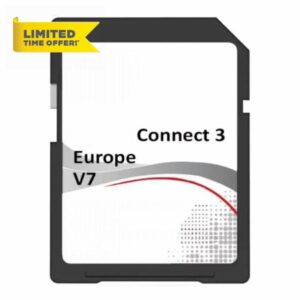 SAT NAV For Nissan Connect 3 V7 | Compatible with Nissan Connect 3 infotainment GPS Systems | Europe & UK Maps for Juke Navara Note Pulsar Qashqai X-Trail Tiida Leaf Micra