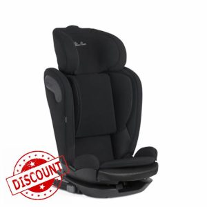 Silver Cross Essentials - Discover i-Size High Back Booster Seat - Isofix Car seat - Lightweight - Car Seats for 4 to 12 Years - Black