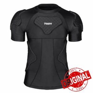 DGYAO Shoulder Protector Padded Comprssion T Shirt