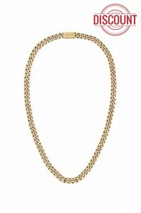 BOSS Jewelry Men's CHAIN FOR HIM Collection Chain Necklace Yellow gold - 1580402