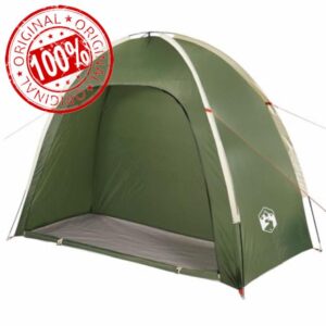 idaXL Green Waterproof Storage Tent - All-Weather Polyester Camping Organizer with Easy Setup