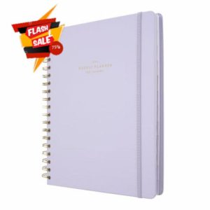 Kokonote Diary 2024-2025 Soft Lavander | Desk Planner 8.3 x 9.8 inch - 21 x 25 cm | 17 Months Academic Diary Week To View | August 2024 - December 2025 | Mid Year Diary 2024-2025 With Stickers & Tabs