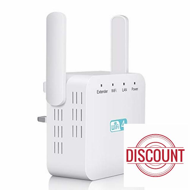 WiFi Extender Booster WiFi Booster 2.4GHz 300Mbps WiFi Extender High Speed WiFi Booster Range Extender with Ethernet Port