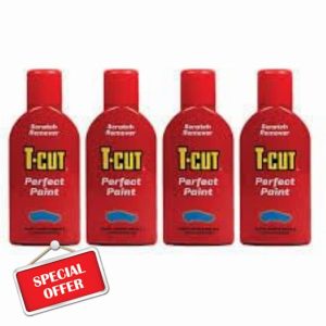 T-Cut Scratch Remover Spray 500ml(Pack of 4) | Quick & Easy Car Paint Repair Solution | Effective Solution for Light Scratches | Restore Car Paintwork Effortlessly | Fast Acting & Easy Applicatio