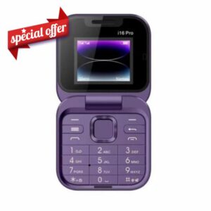 Mini Flip Mobile Phone FM Radio Magic Voice Blacklist Speed Dial Vibration 2SIM Card Small Display Foldable Phone for elderly people