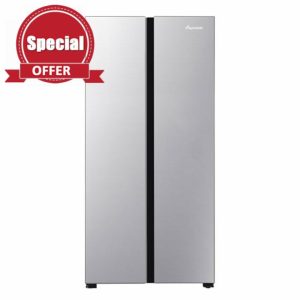 Fridgemaster MS83431ES Freestanding Slim American Side by side Door Fridge Freezer 445L