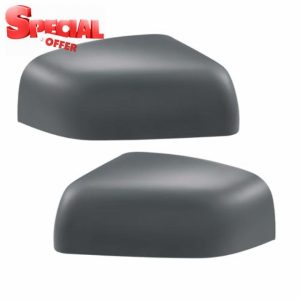 X AUTOHAUX Pair Car Rear View Driver Passenger Side Mirror Cover Cap Replacement Gray for Land Rover Range Rover Sport Discovery Mirror Guard Cover Trims