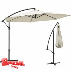 Vivo Technologies 3m Cantilever Garden Parasol