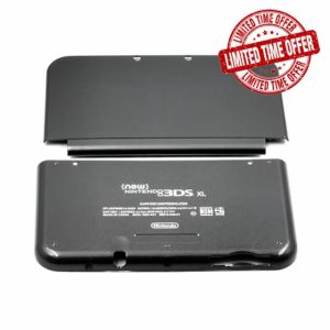 New3DSXL Extra Housing Case Shell Dark Grey 2 PCS Set Replacement