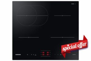 Samsung Slim Fit Induction Hob NZ64B4015FKU1 with Oval Ring and Remote Monitoring