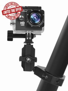 ZIDIYORUO UTV Camera Mount for 1.75"-2" Roll Bars - Compatible with GoPro