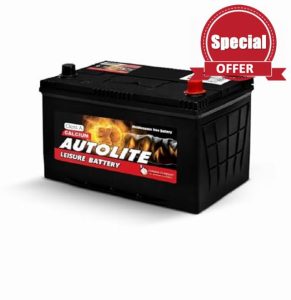 130AH AUTOLITE LEISURE BATTERY ULTRA DEEP CYCLE FOR CARAVAN/MOTORHOME/BOAT/R