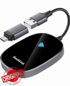 Wireless Android Auto Adapter | Converts Wired to Wireless Android Auto | Plug & Play | Easy Set Up | 2024 Upgrade | Compact and Portable Dongle | Android Auto Wireless Adapter (For Android Auto)