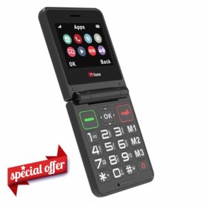 TTfone TT660 Flip Mobile Phone for Seniors - Folding Design