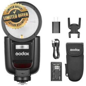 Godox V1Pro-C Round Head Camera Flash Speedlite for Canon