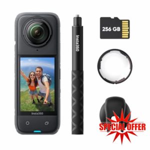 Insta360 X4 Premium Lens Guards Bundle- 8K Waterproof 360 Action Camera