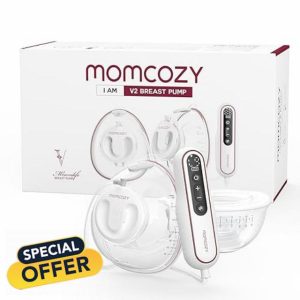 Momcozy Ultra-Light & Hands Free Breast Pump V2