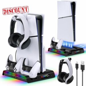 RGB Cooling Stand for PS5 Slim