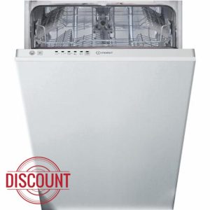 Indesit DI9E 2B10 UK 9 Place Settings Slimline Built-in Dishwasher - White            [Energy Class F]