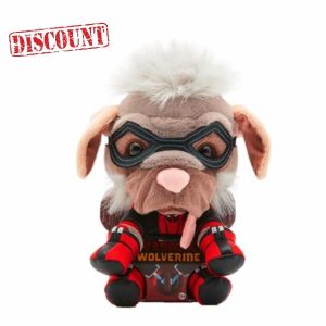 MARVEL Dogpool plush figure (26 cm) - detailed Super Hero plush toy from the MARVEL Studios Deadpool & Wolverine movie