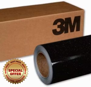 Generic 3M 2080 GLOSS BLACK METALLIC G212 Car Wrap Air-Release Vinyl Film Bubble-Free Application (20cm x 152cm (7.9in x 59.8in))